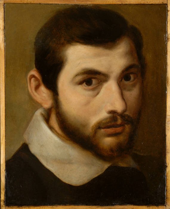 Autoportret młodego mężczyzny? autorstwa Annibale Carracci