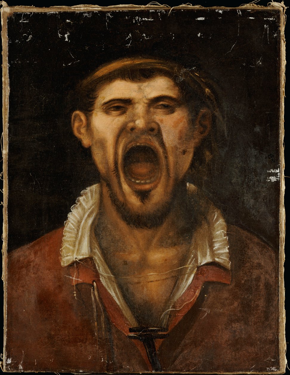 Chłop krzyczy autorstwa Annibale Carracci