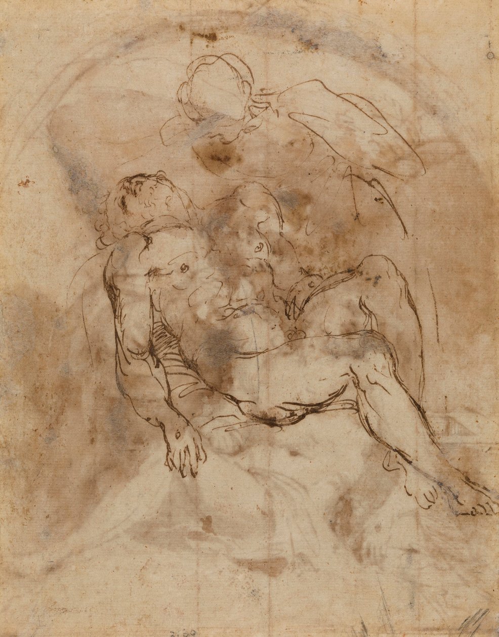 Carracci - Pieta, RCIN 902169 autorstwa Annibale Carracci