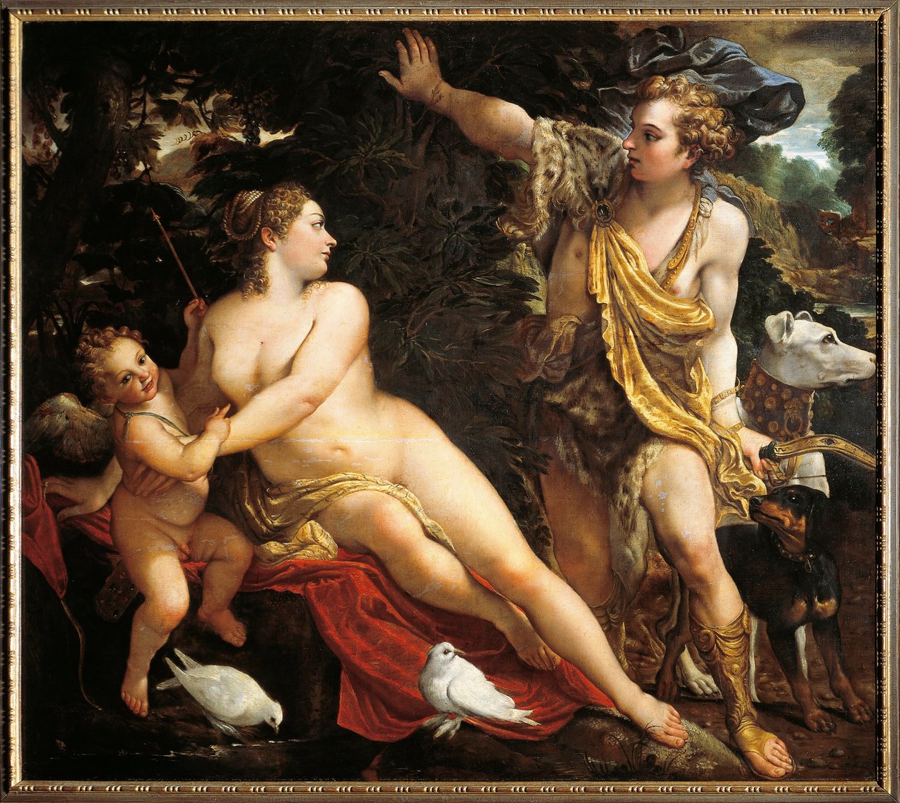 Niemcy, Wiedeń, Wenus i Adonis autorstwa Annibale Carracci