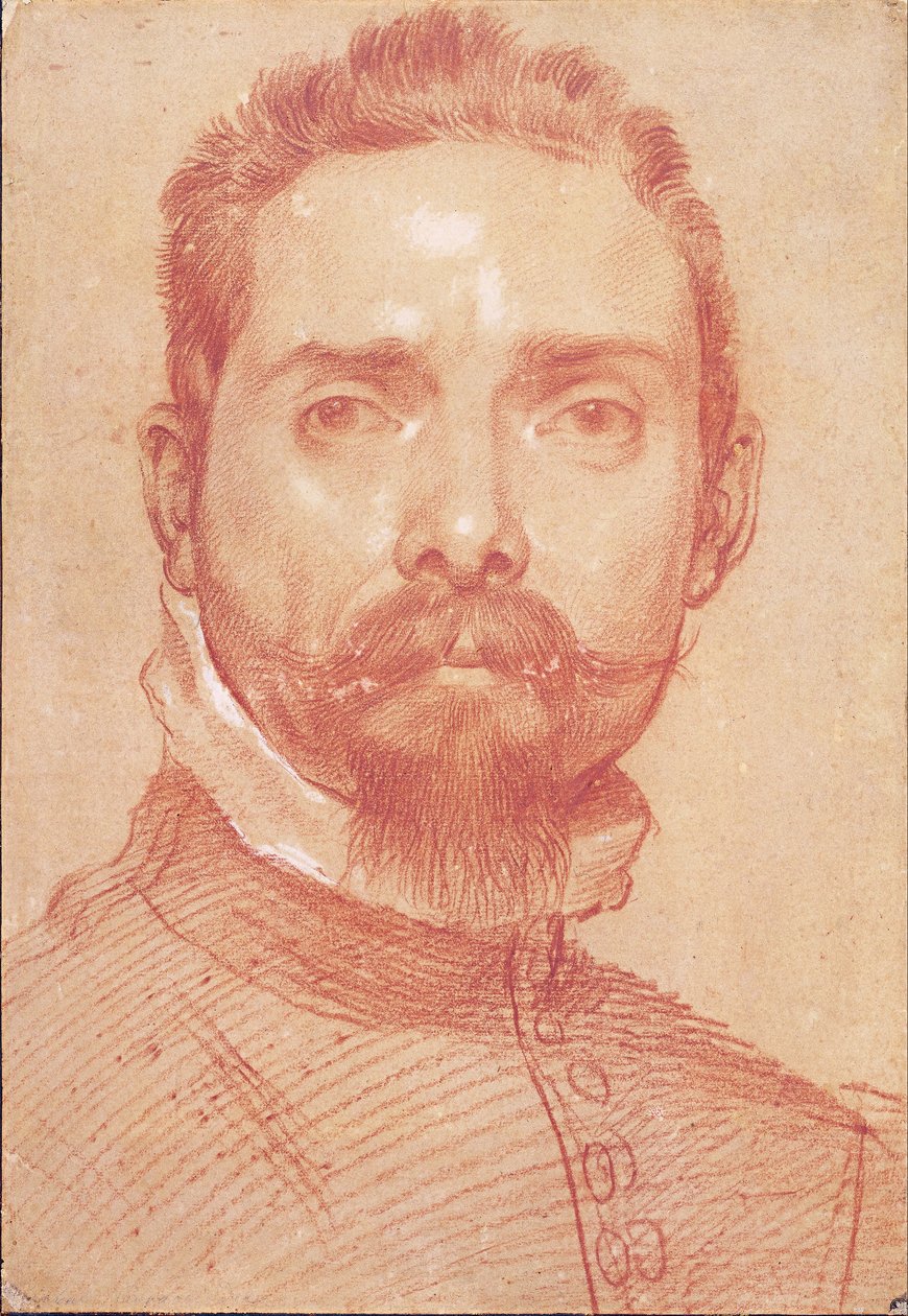 Portret męski autorstwa Annibale Carracci