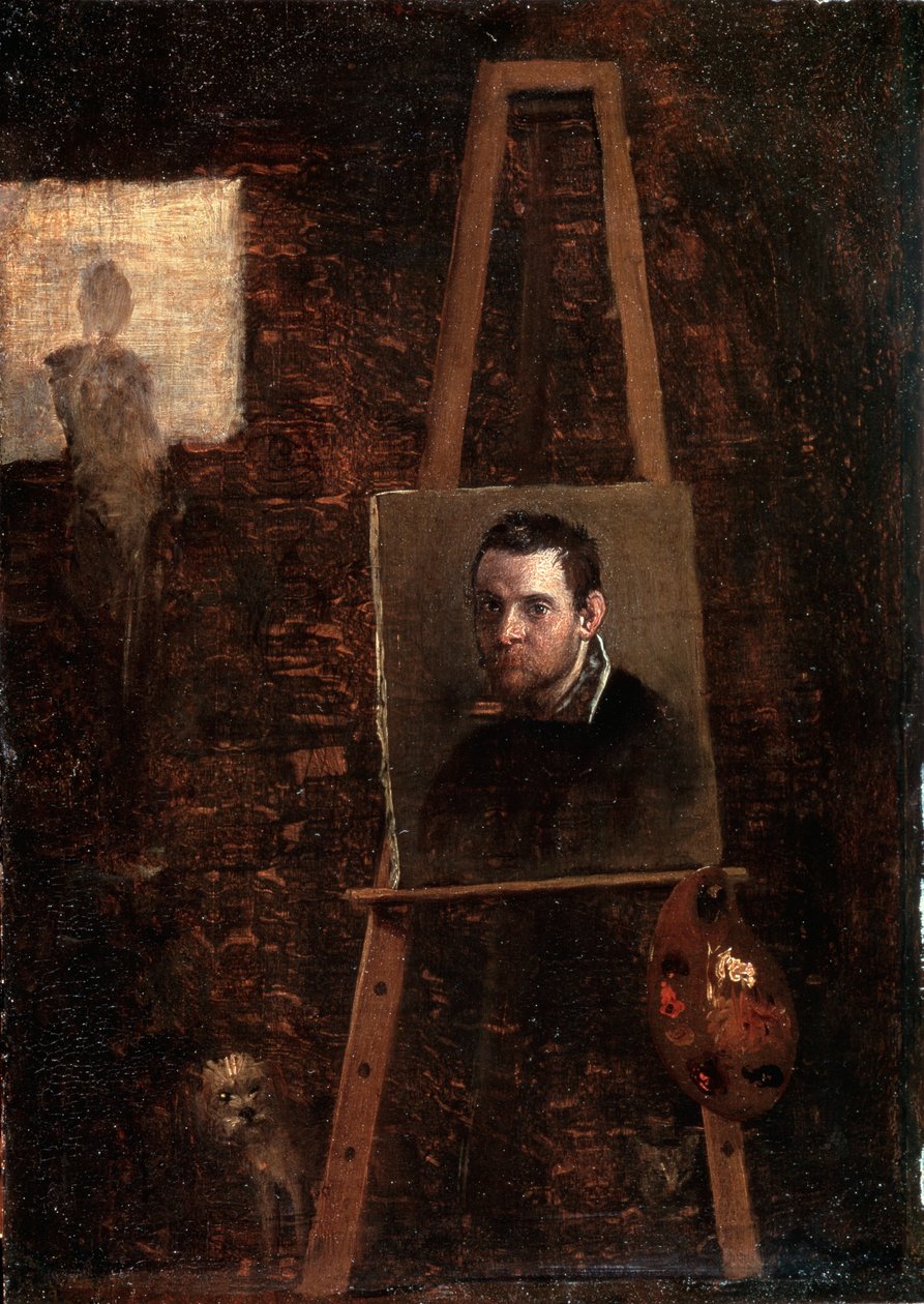 Autoportret, c1604 autorstwa Annibale Carracci