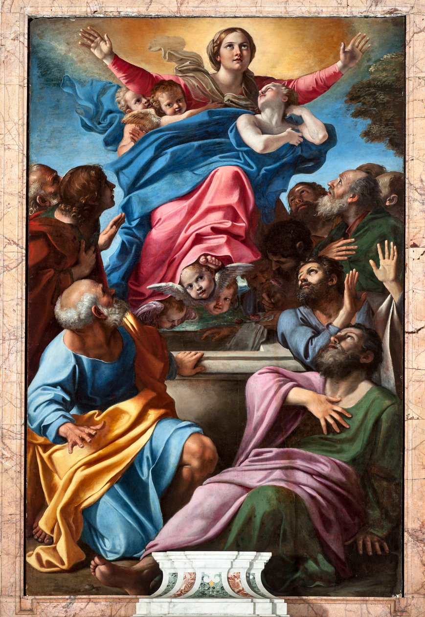 Wniebowzięcie Dziewicy (malarstwo autorstwa Annibale Carracci