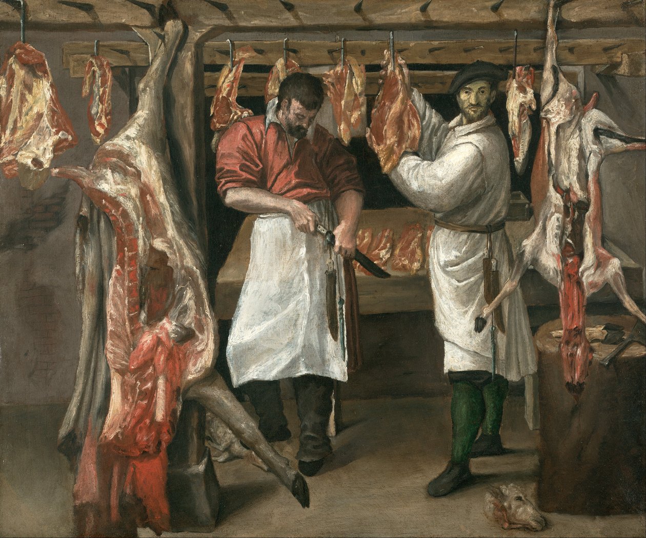 Sklep mięsny autorstwa Annibale Carracci