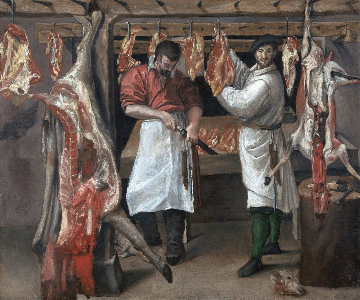 Sklep mięsny autorstwa Annibale Carracci
