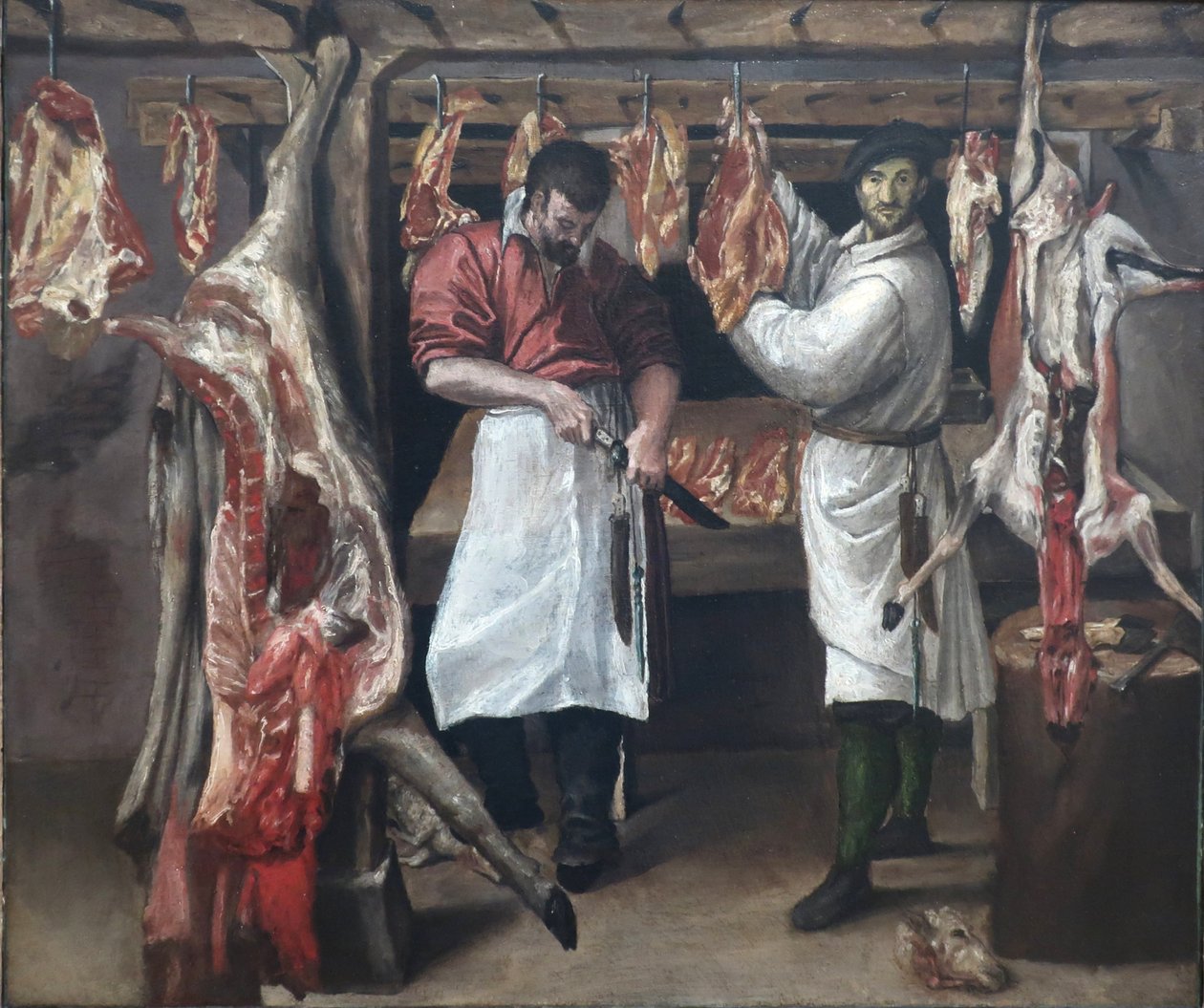 Sklep mięsny autorstwa Annibale Carracci