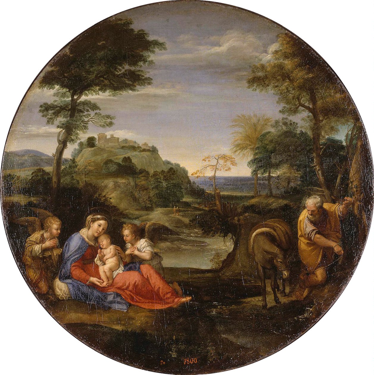 Święta Rodzina”, ok. 1604. autorstwa Annibale Carracci