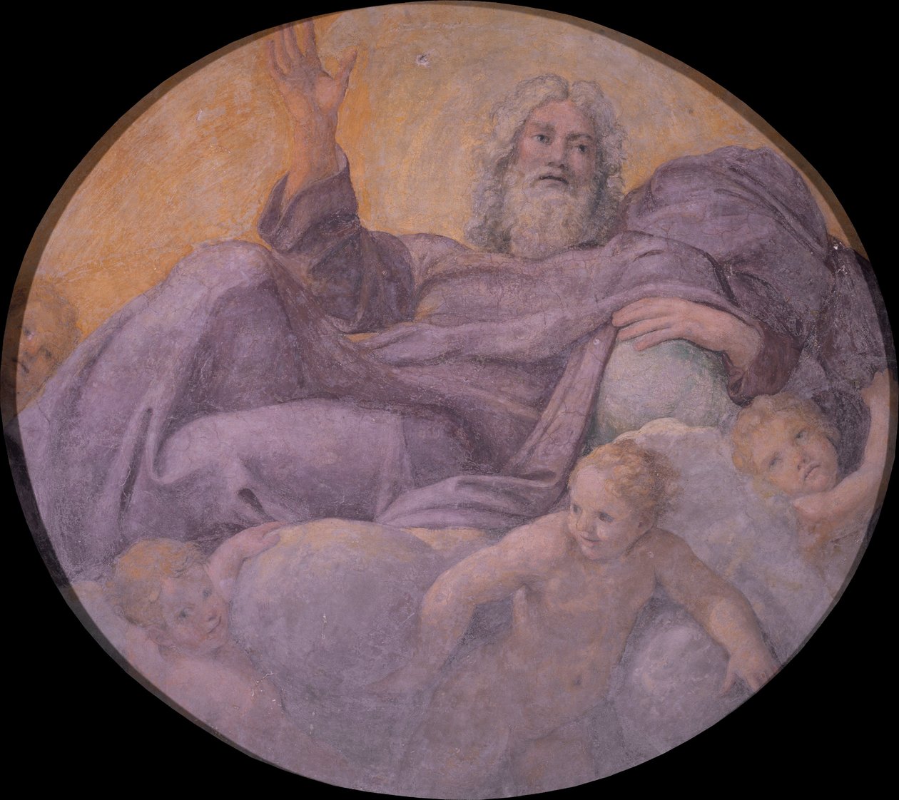 Ojciec wieczny, 1604-1607 autorstwa Annibale Carracci