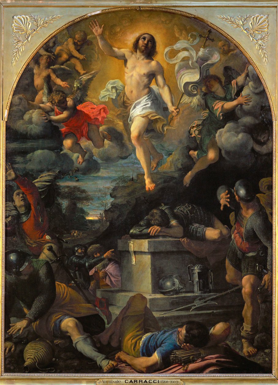 Zmartwychwstanie ... autorstwa Annibale Carracci