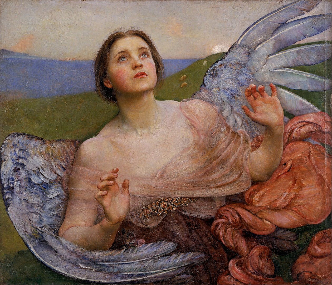 Zmysł wzroku autorstwa Annie Louisa Swynnerton