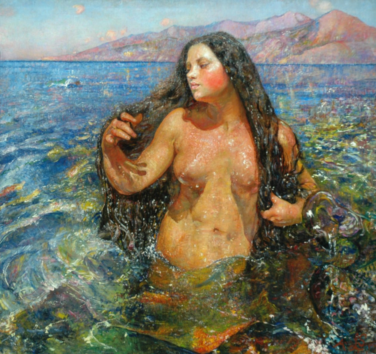Oceanid autorstwa Annie Louisa Swynnerton