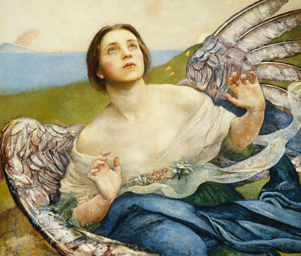 Zmysł wzroku autorstwa Annie Louisa Swynnerton