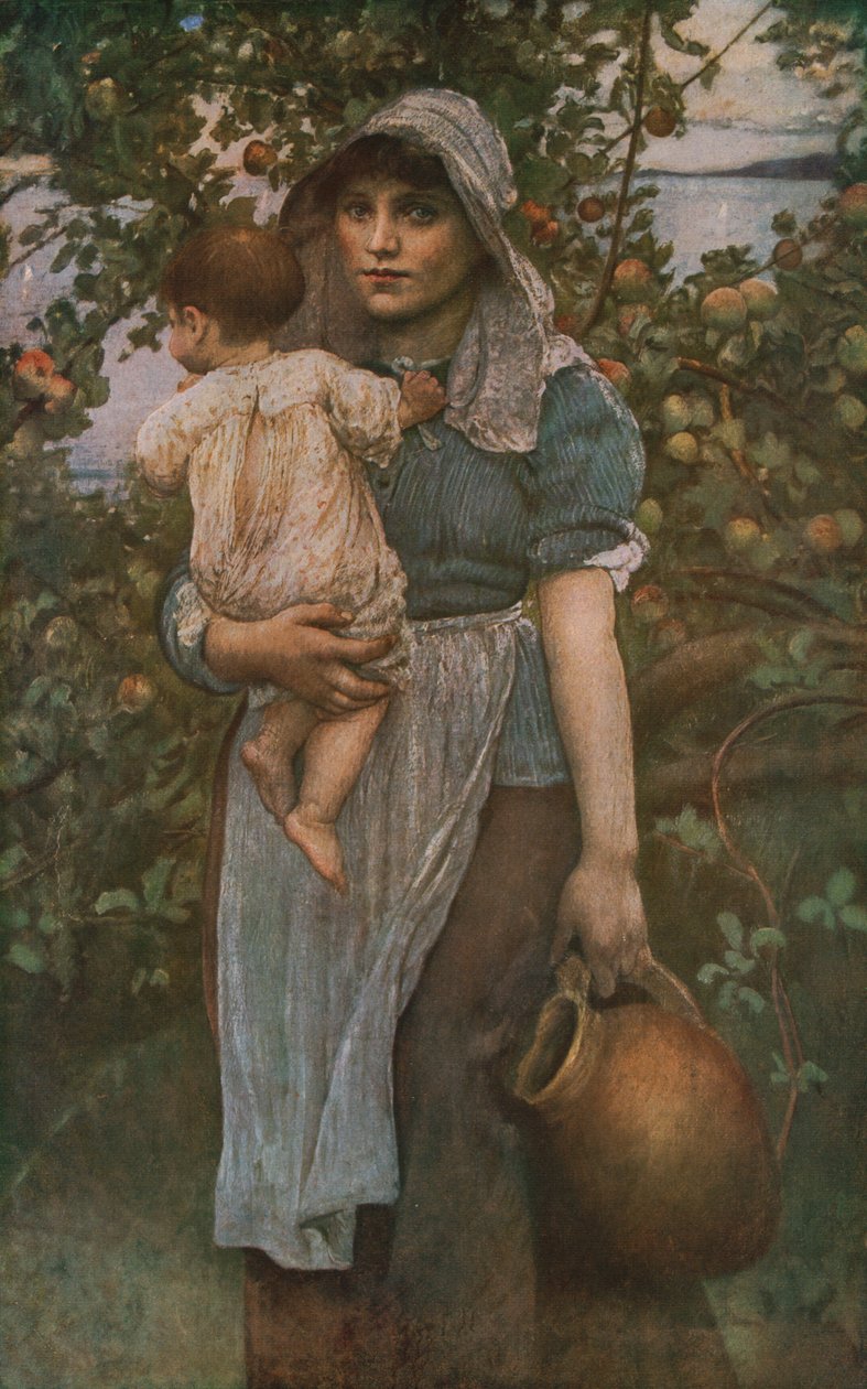 Młoda Matka, ok. 1887, ok. 1930. autorstwa Annie Louisa Swynnerton