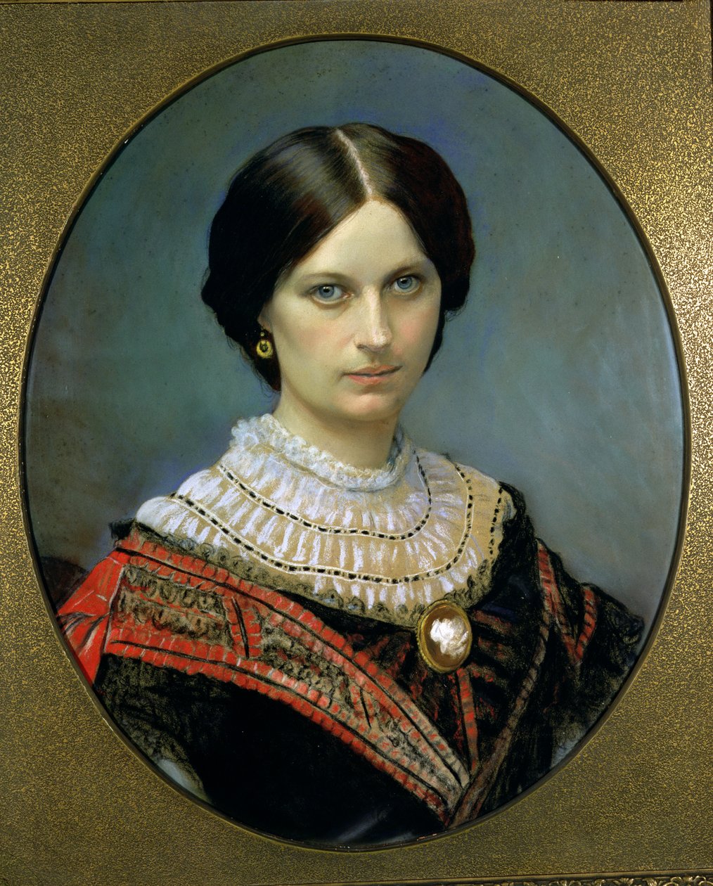 Portret Teodozji Ogilvie, 1859 (pastel) autorstwa Unbekannt Unbekannt