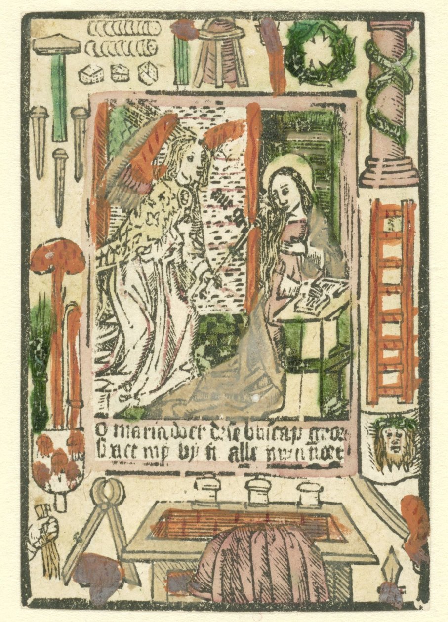 zwiastowanie Życie Maryi (tytuł serii) autorstwa Anonymous