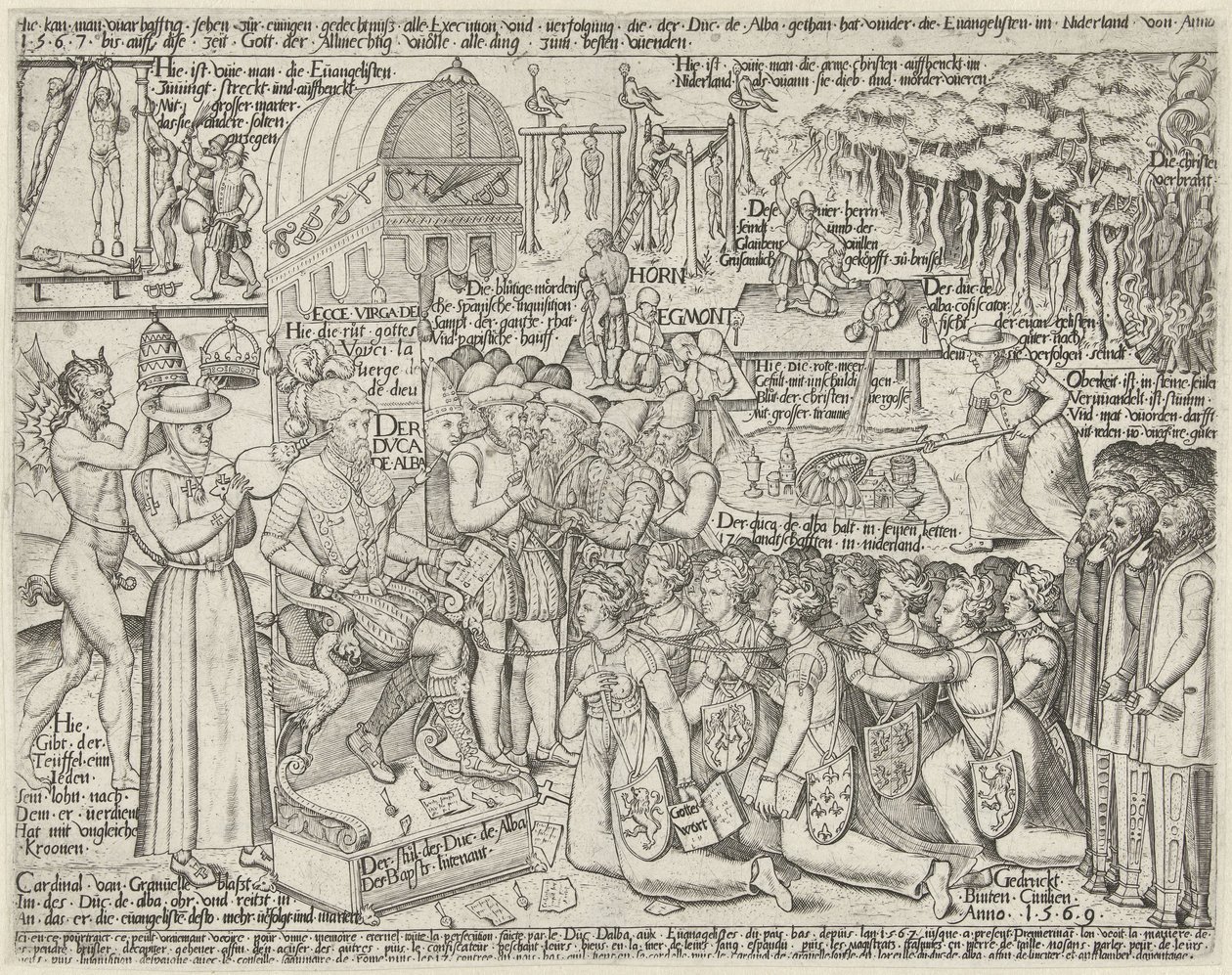 Tron księcia Alby, 1569 autorstwa Anonymous