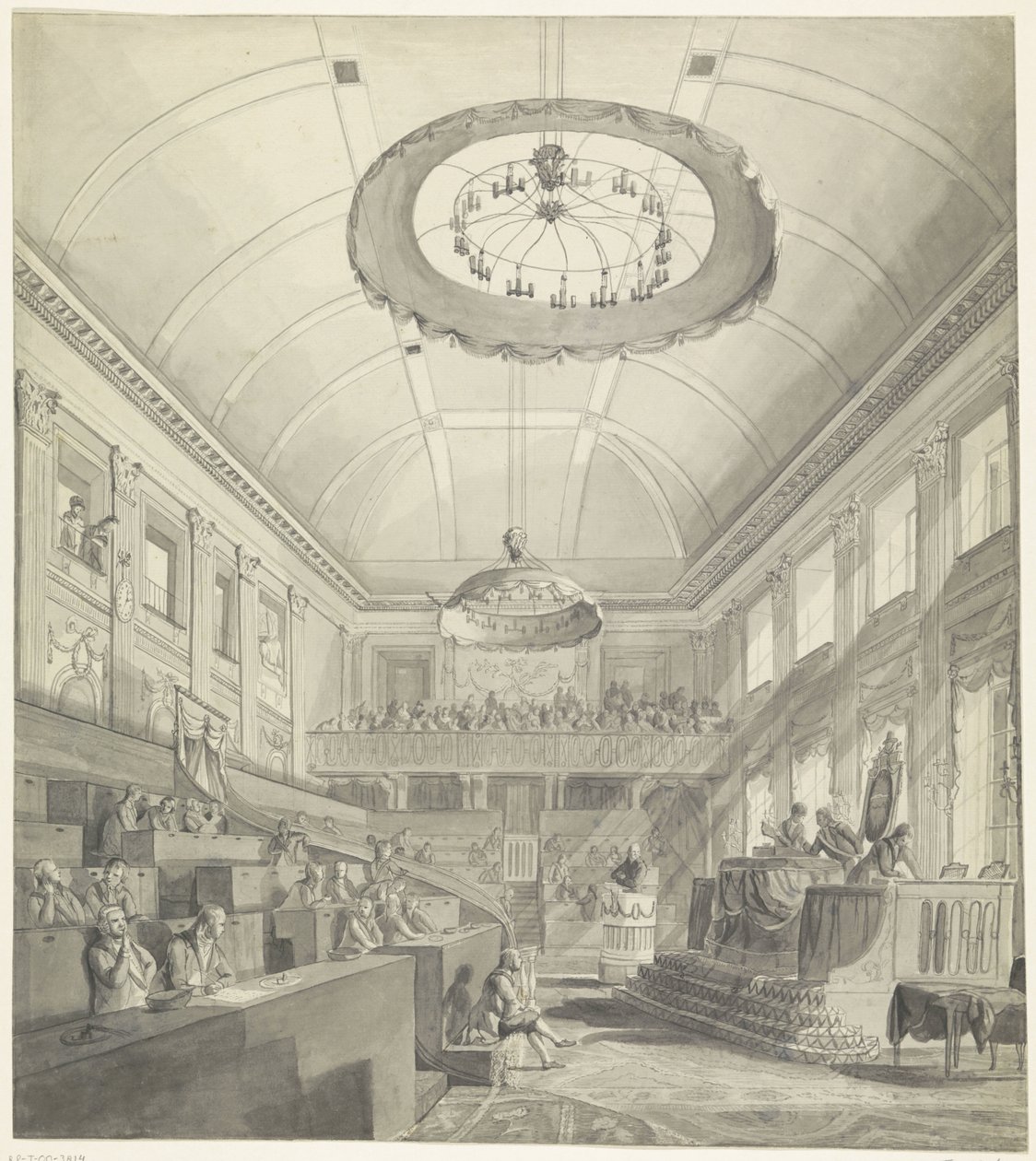Pierwsze Zgromadzenie Narodowe w Hadze, 1796 autorstwa Anonymous