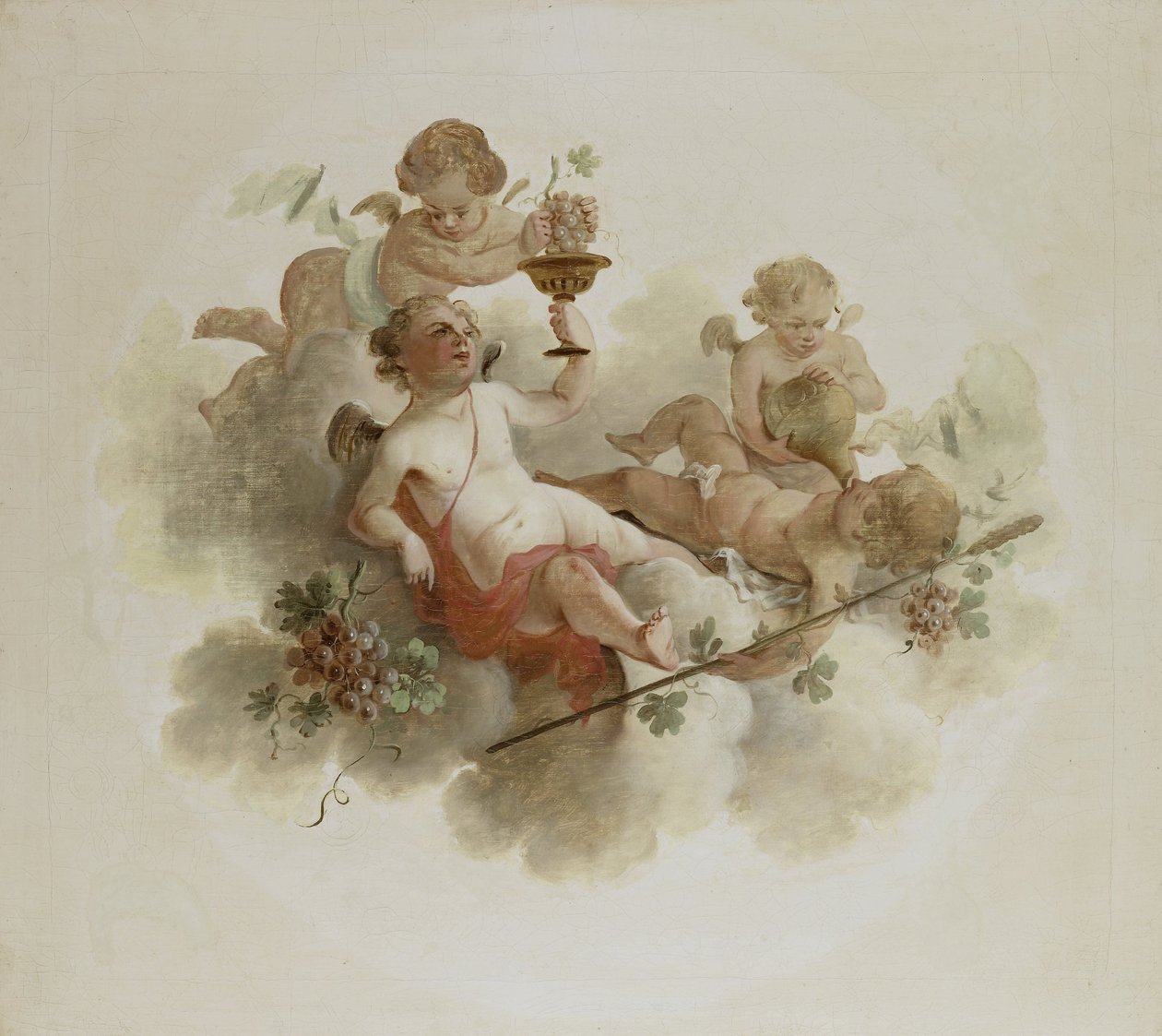 Cztery Putti z Winogronami autorstwa Anonymous