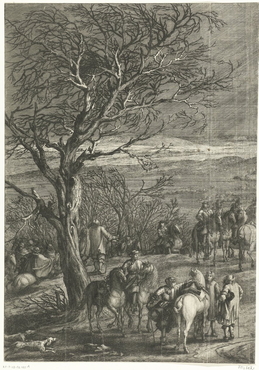 Armia francuska przed Yperen (lewa strona), 1678 autorstwa Anonymous