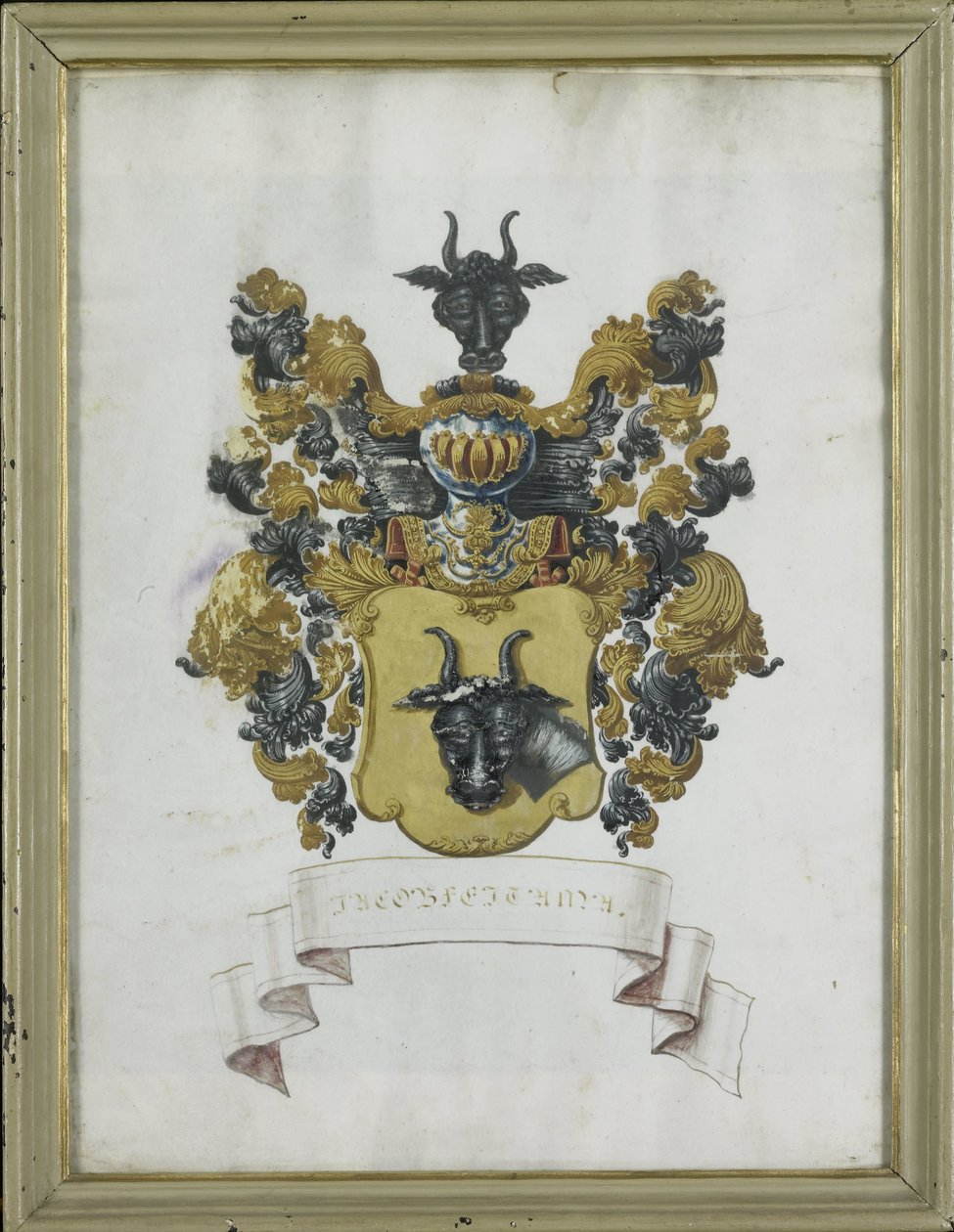 Herb Jakuba Feitamy II (1698-1774) autorstwa Anonymous