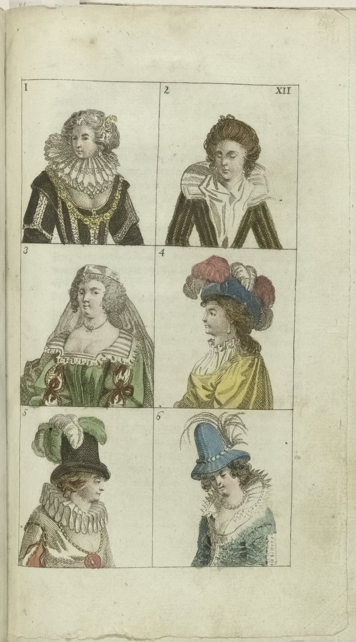 Gabinet Mody i Smaku 1791, pl. XII autorstwa Anonymous