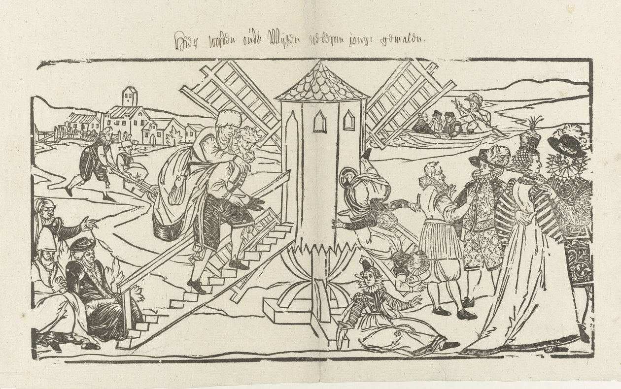 Oudewijvenmolen (młyn odmładzający) autorstwa Anonymous