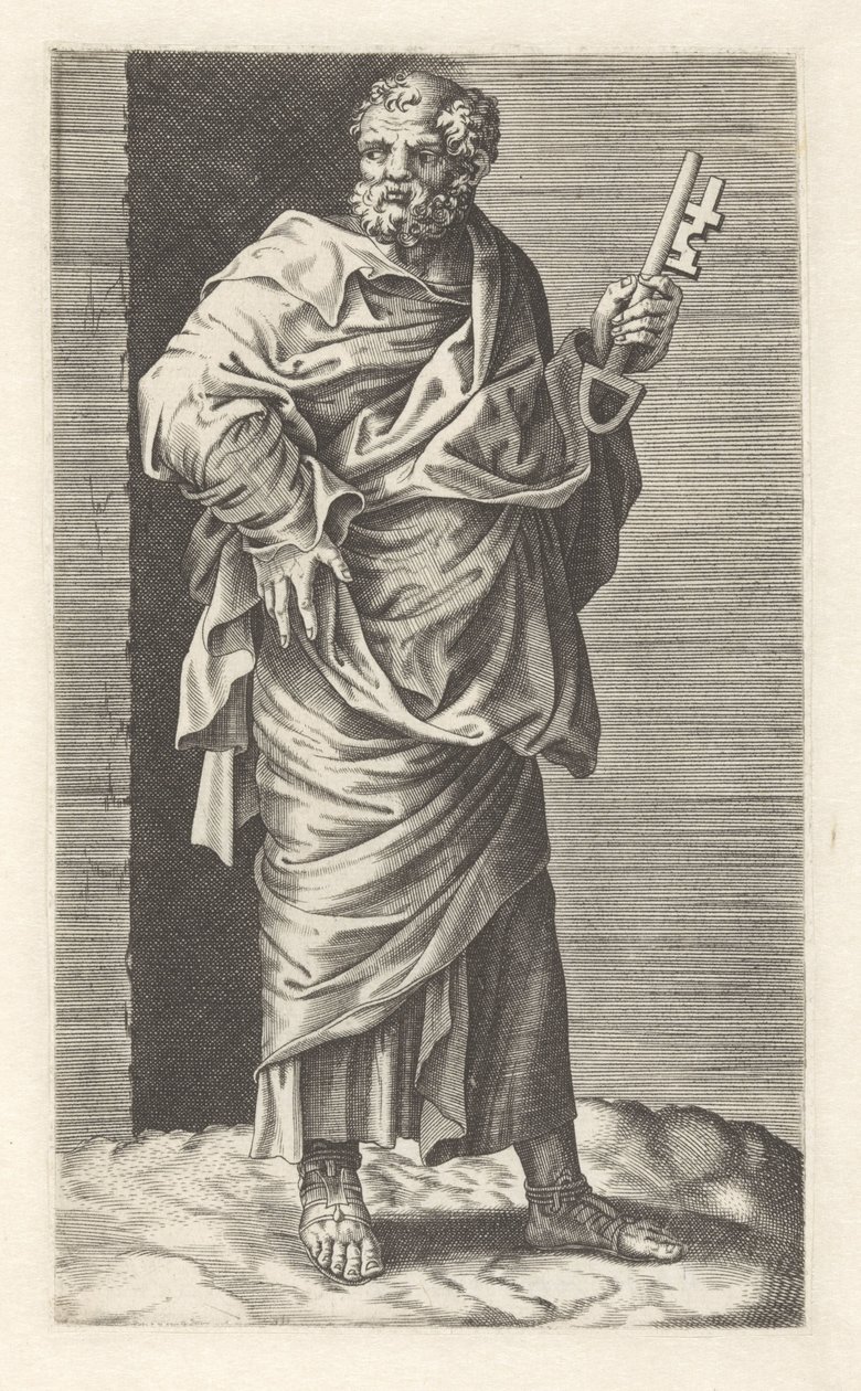 Piotr Chrystus i dwunastu apostołów (tytuł serii) autorstwa Anonymous
