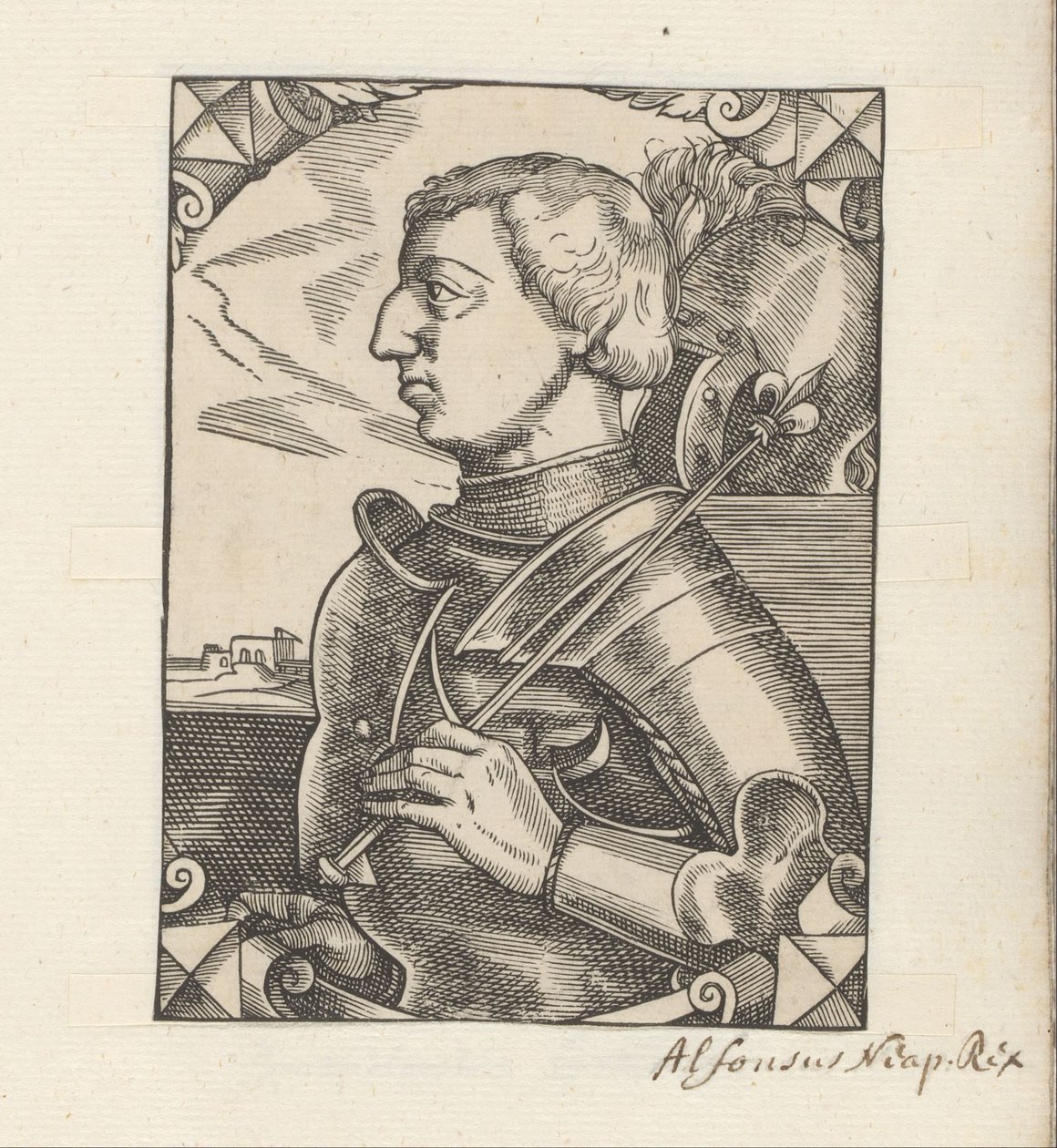 Portret Alfonsa V z Aragonii autorstwa Anonymous