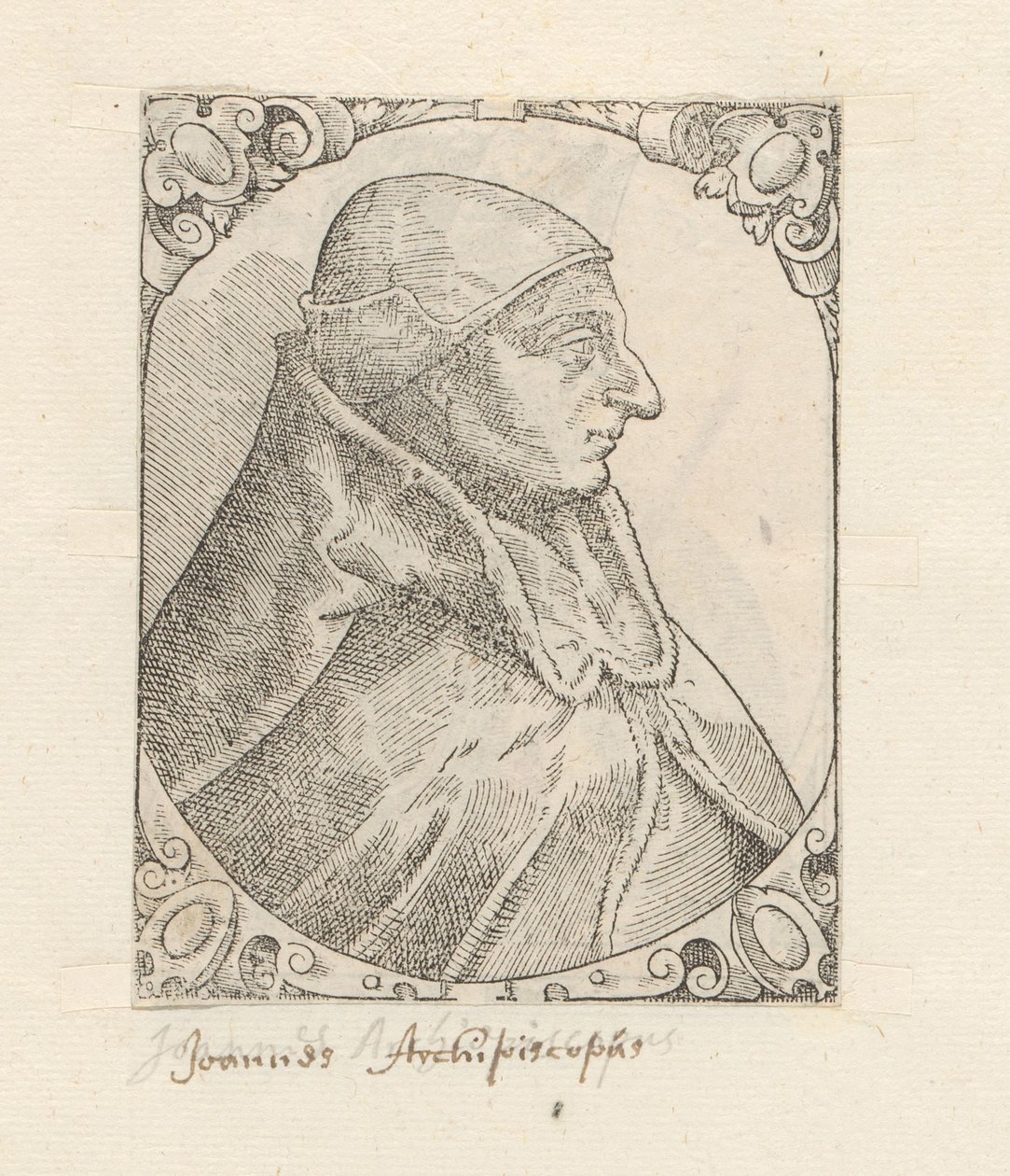 Portret van Giovanniego Viscontiego autorstwa Anonymous