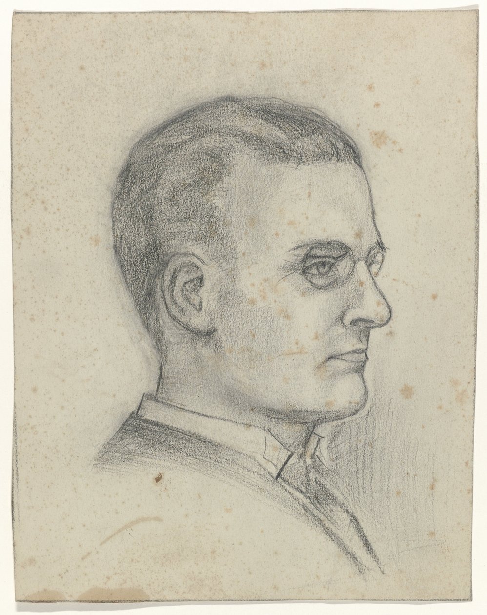 Portret R.J. Burowie autorstwa Anonymous