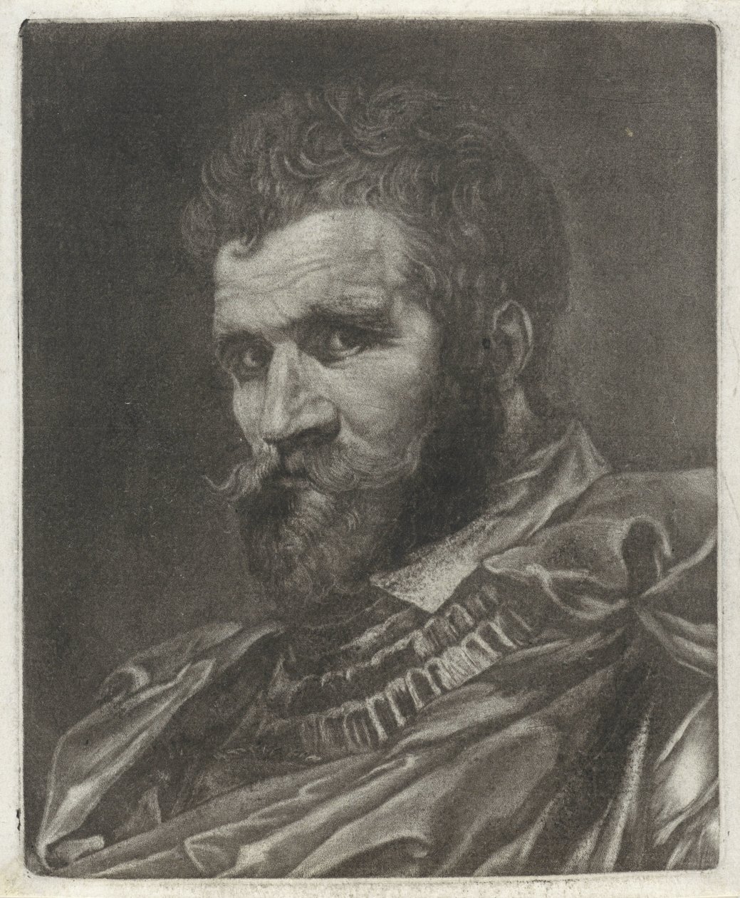Portret nieznanego mężczyzny w zbroi autorstwa Anonymous