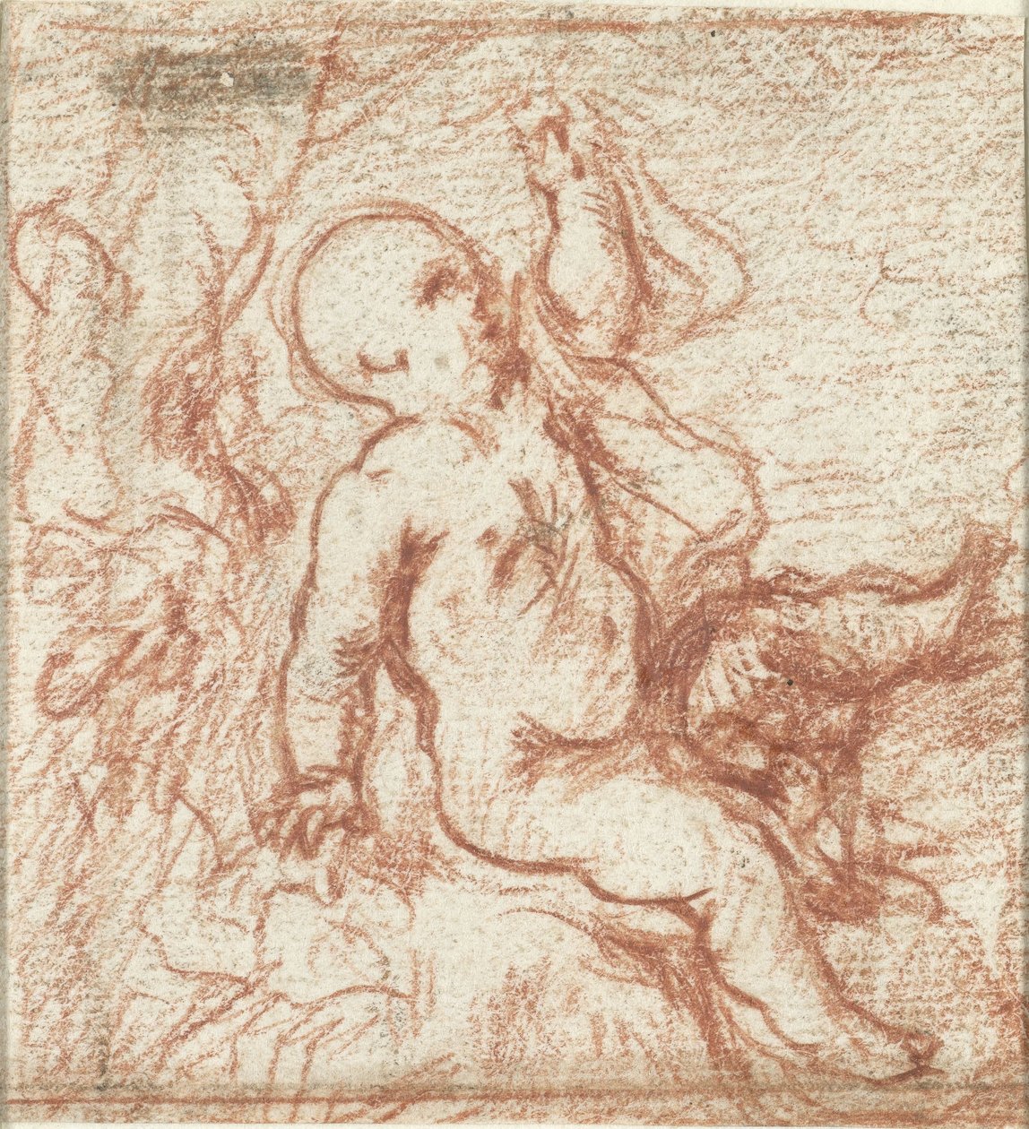 Putto w krajobrazie autorstwa Anonymous