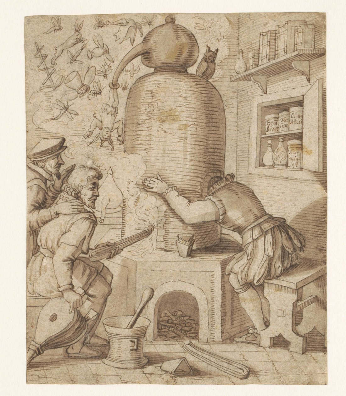 Satyra na alchemię autorstwa Anonymous