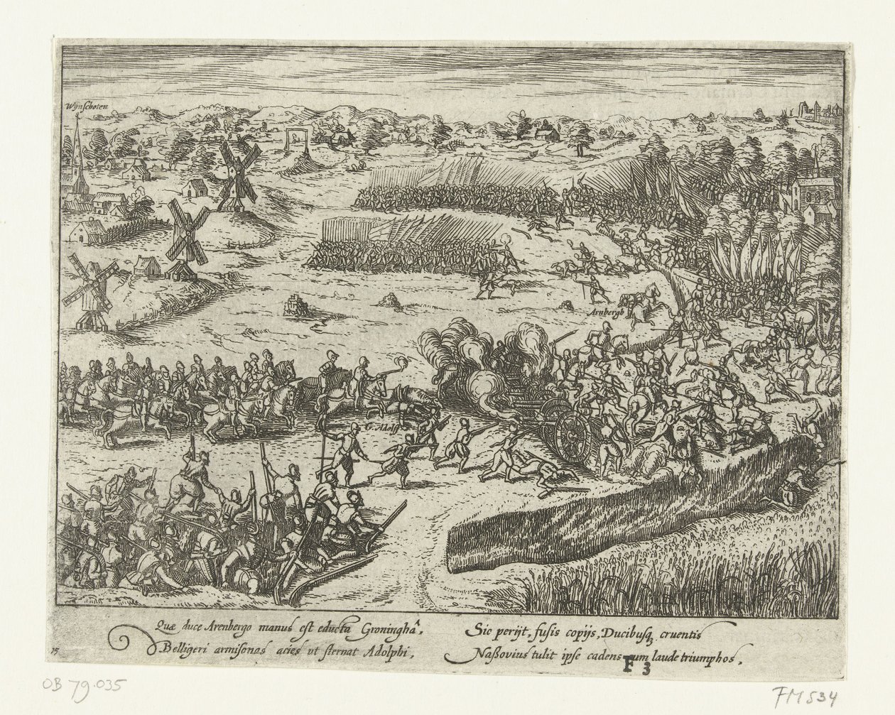 Bitwa pod Heiligerlee, 1568 autorstwa Anonymous