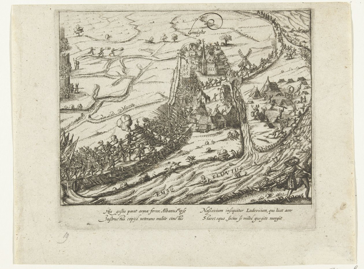 Bitwa pod Jemmingen, 1568 autorstwa Anonymous