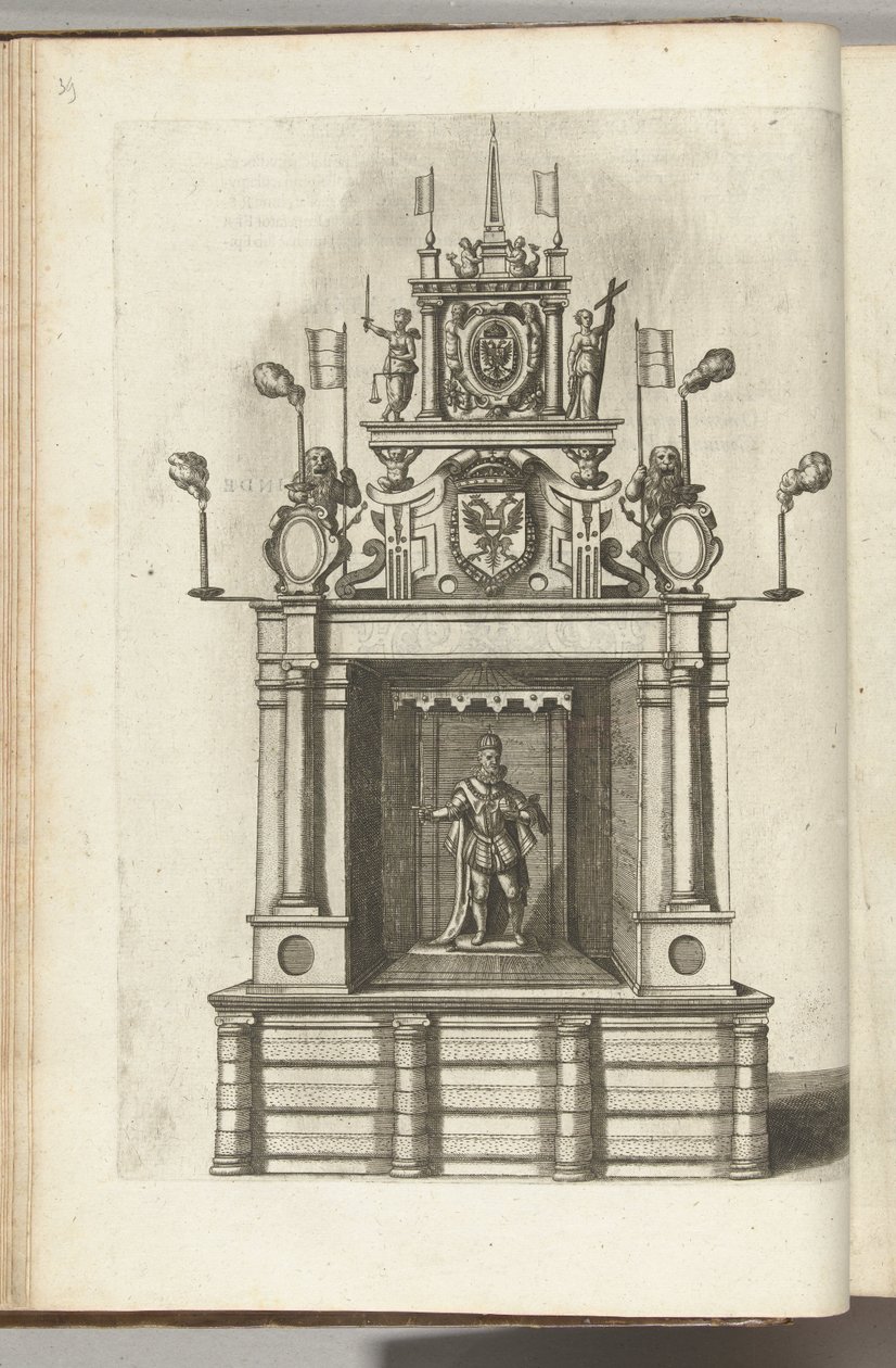 Scena z cesarzem Ferdynandem I, 1594 autorstwa Anonymous