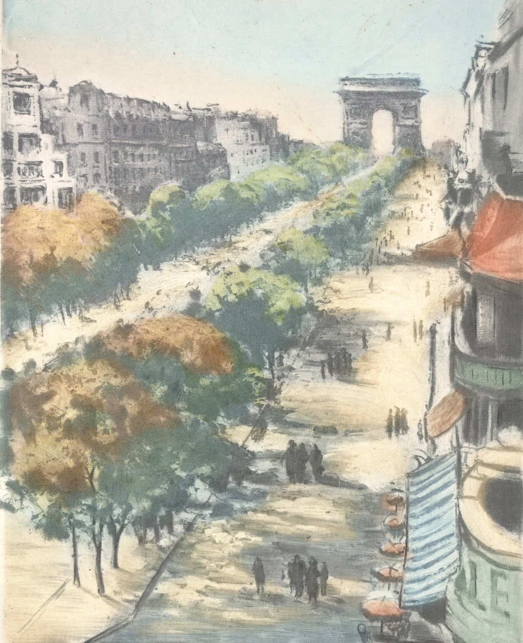 Champs Elysees (etsaus) kiillotusaine autorstwa Anonymous Anonymous