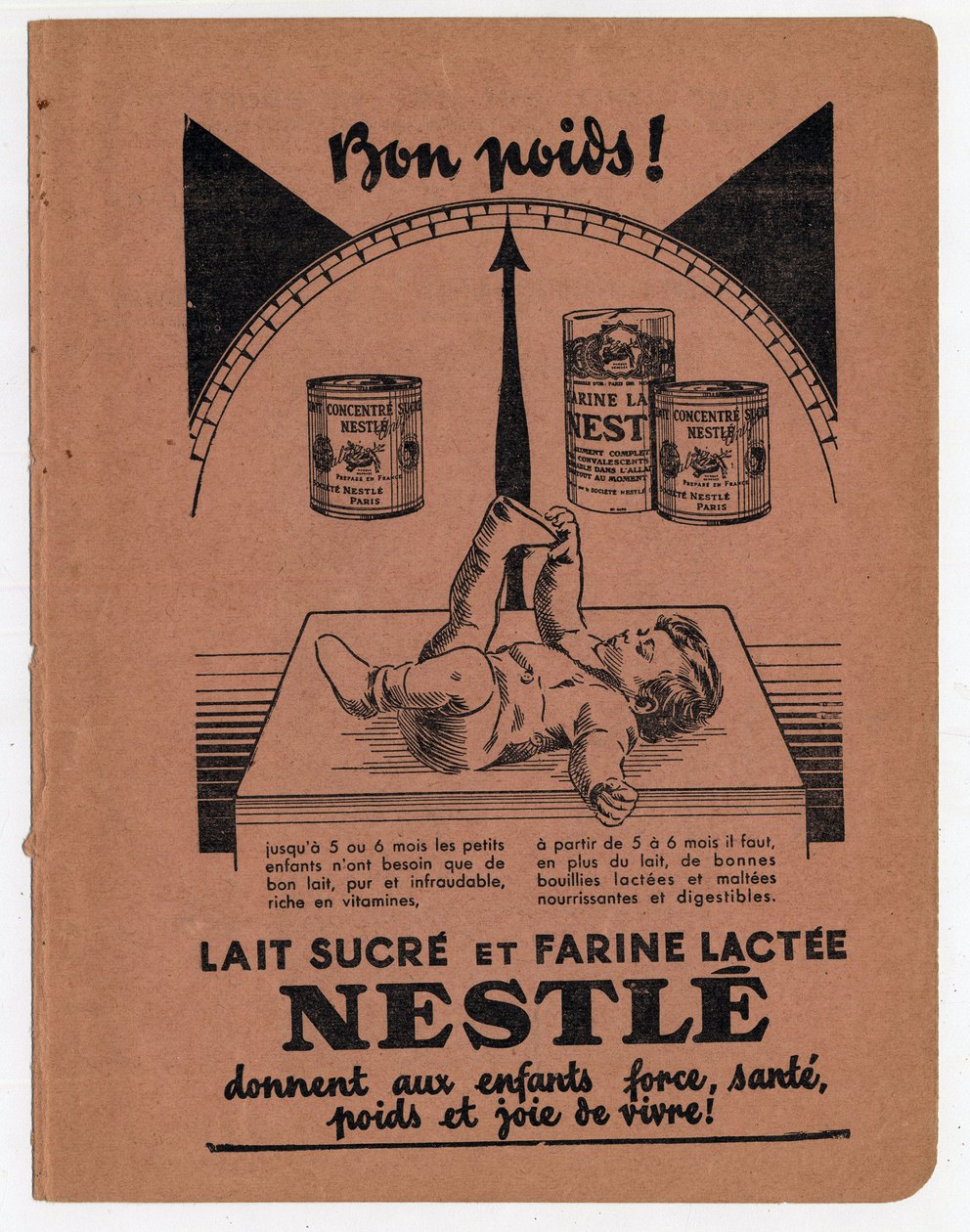 Reklama Nestle dla dziecięcego mleka cukrowego. autorstwa Anonymous Anonymous