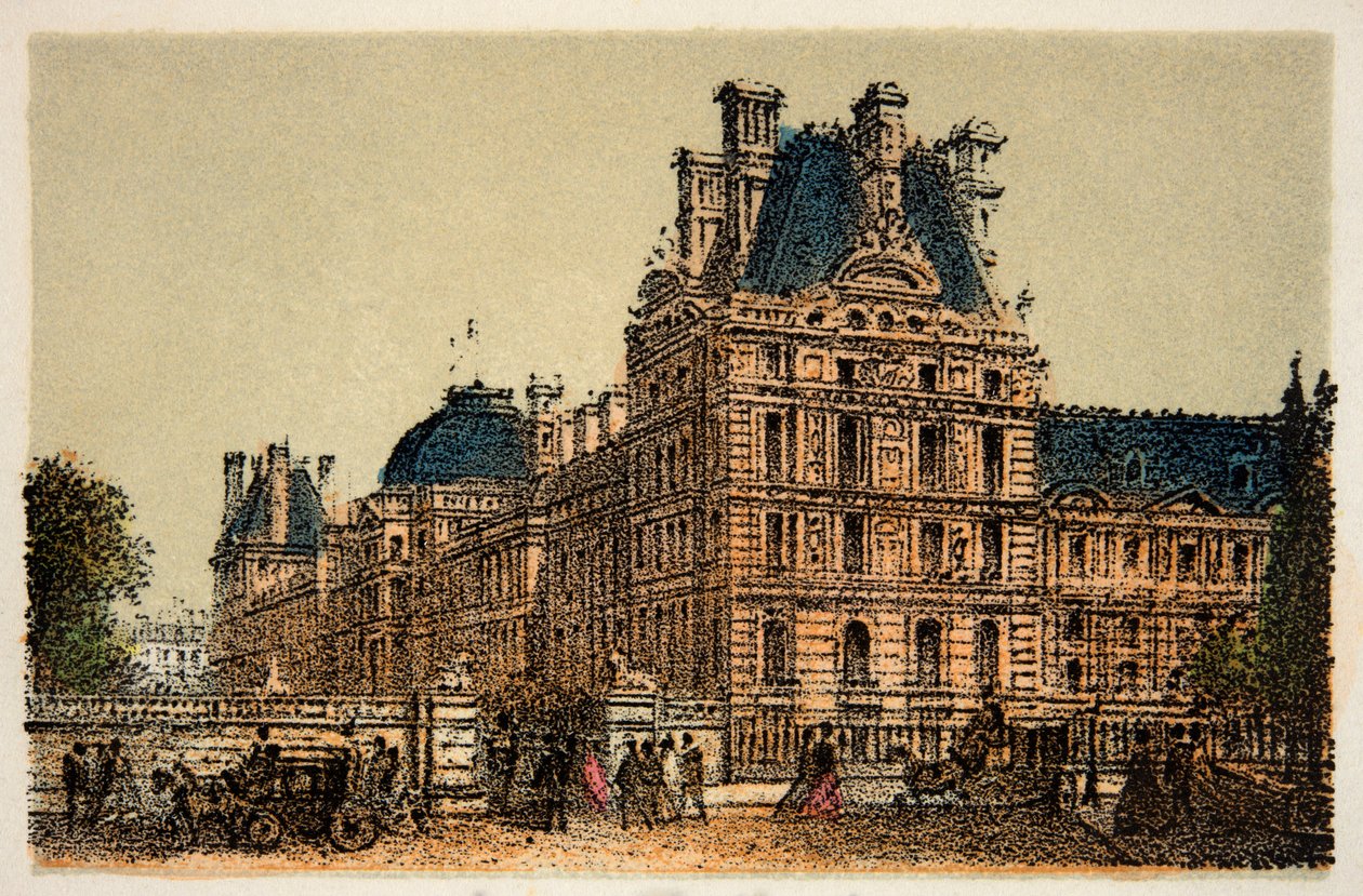 Paryż 1874: Les Tuileries, kolekcja prywatna autorstwa Anonymous Anonymous