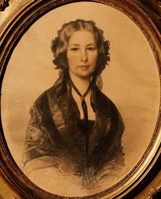 Portret Lili Cartwright (1805-1902) autorstwa Anonymous Anonymous