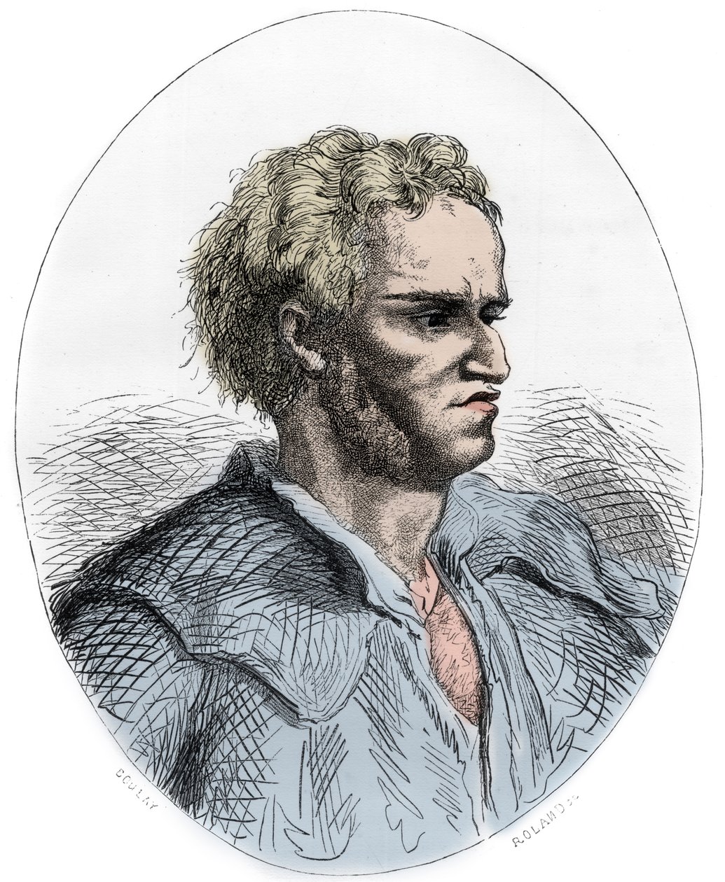 Robert Francois Damiens (Robert Francois Damiens) autorstwa Anonymous Anonymous