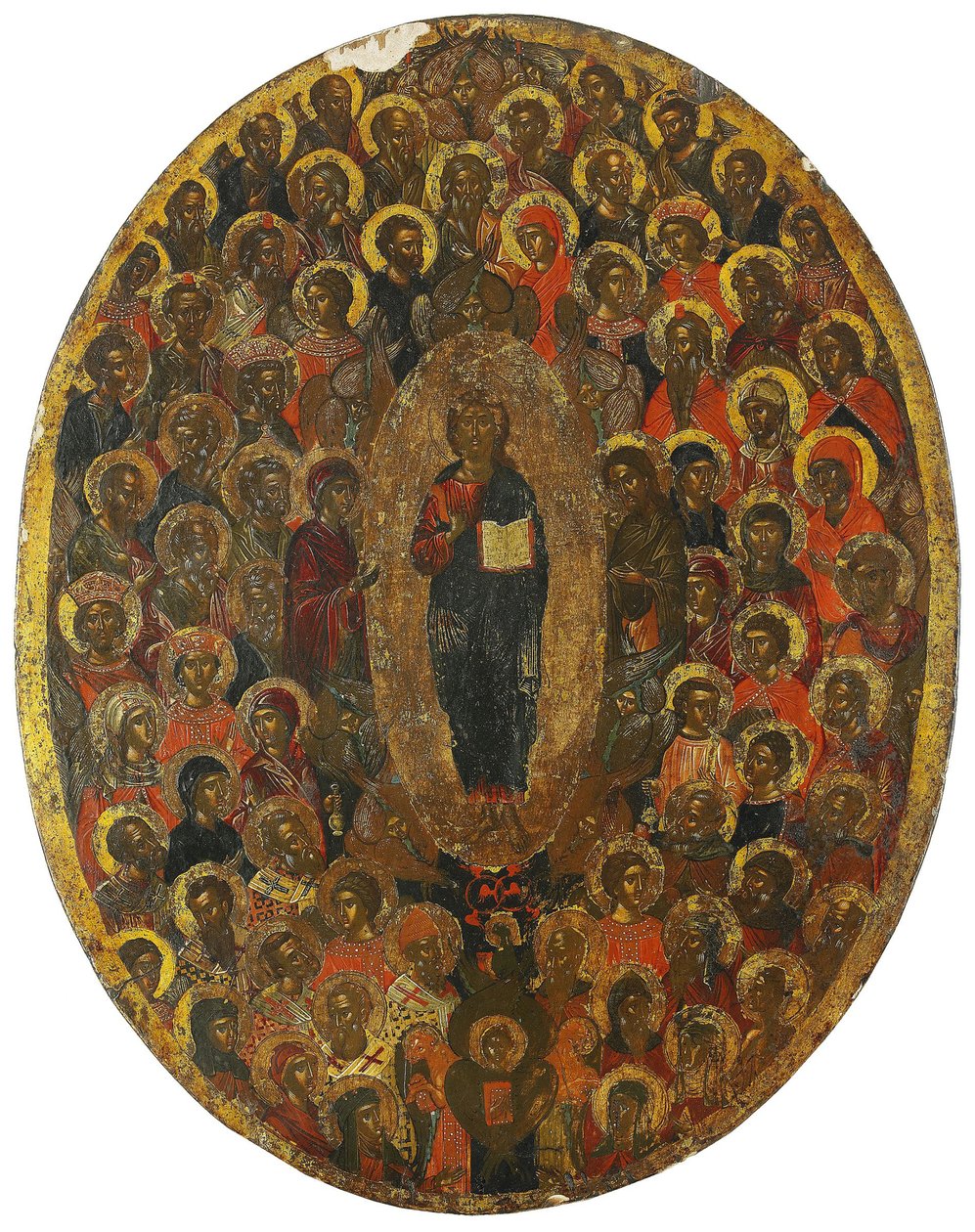 Deesis, XVII wiek autorstwa Anonymous Russian icon painter