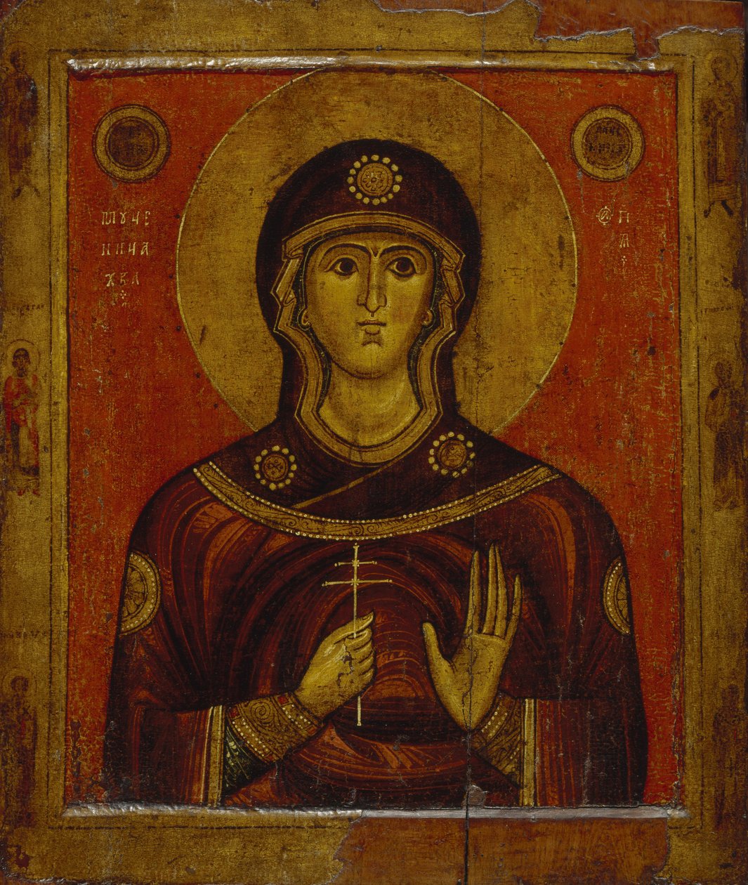 Św. Juliana, początek XIII wieku. autorstwa Anonymous Russian icon painter