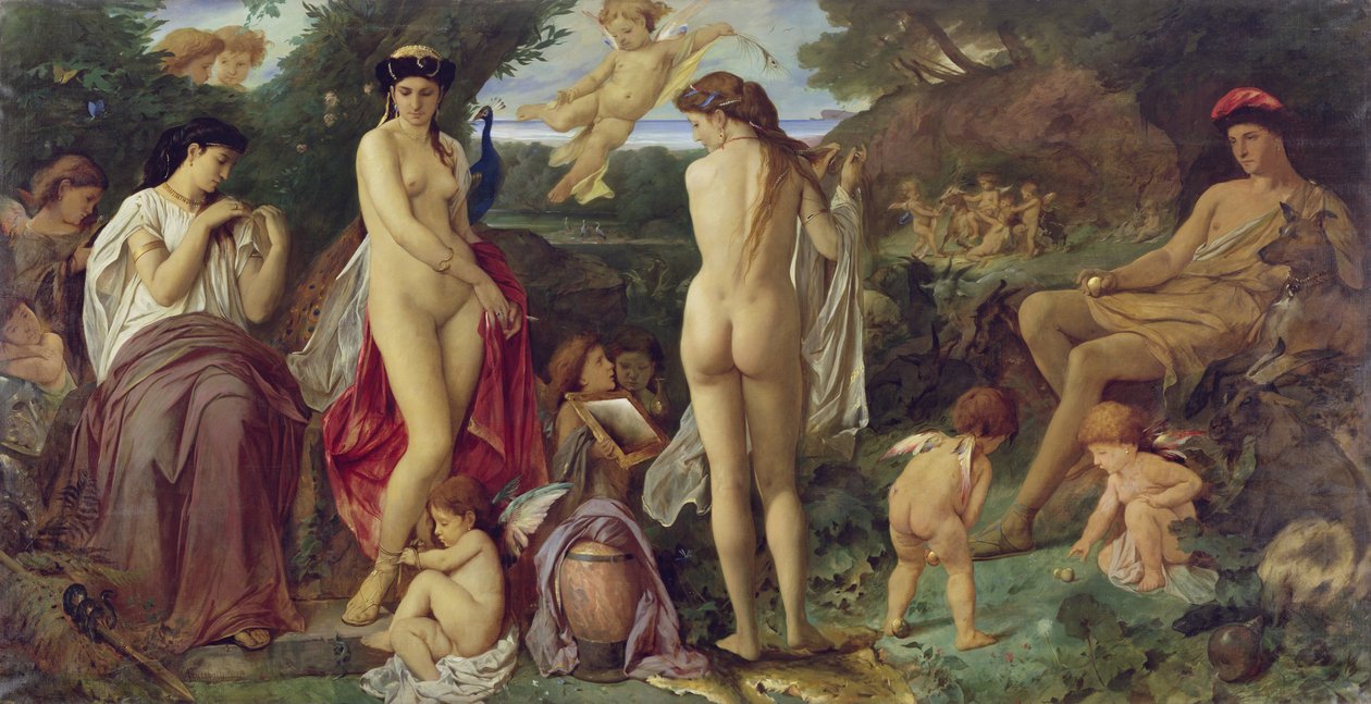 Sąd w Paryżu, 1870 autorstwa Anselm Feuerbach