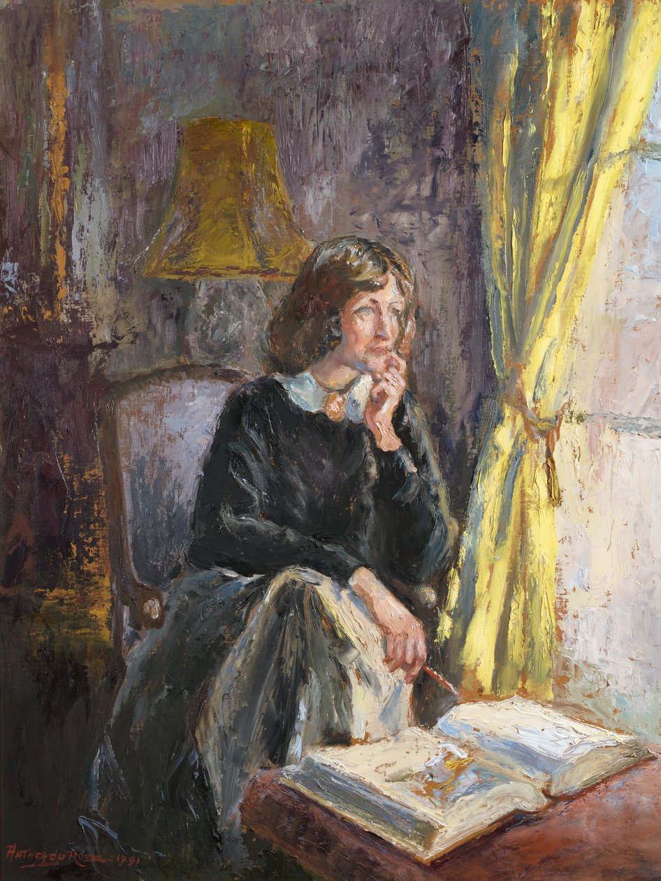 Autoportret przy oknie autorstwa Anthea Durose