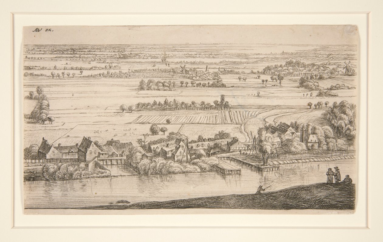 Wioska nad kanałem autorstwa Anthonie Waterloo