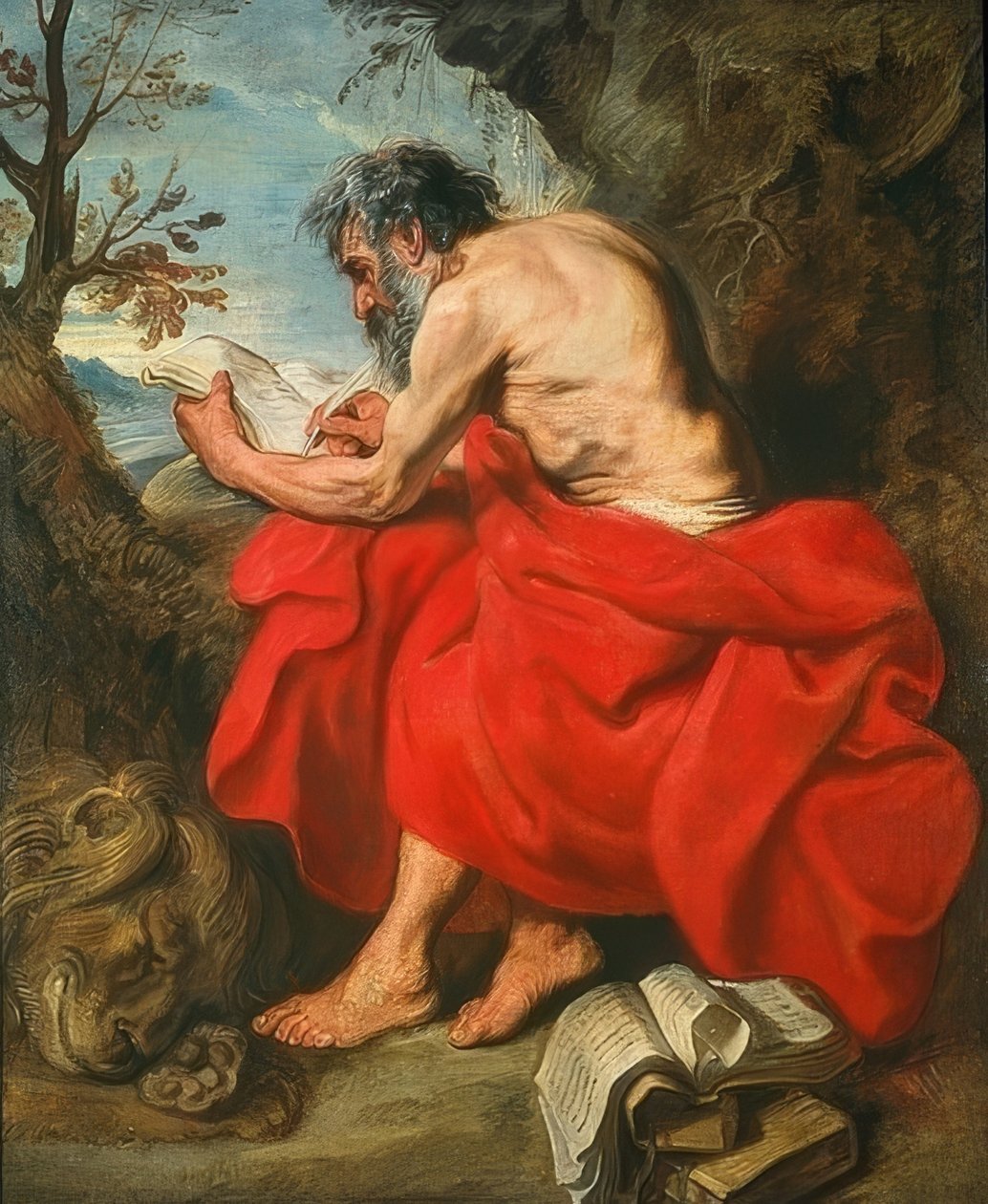 Święty Jerome. Około 1615/16 r. autorstwa Anthony van Dyck