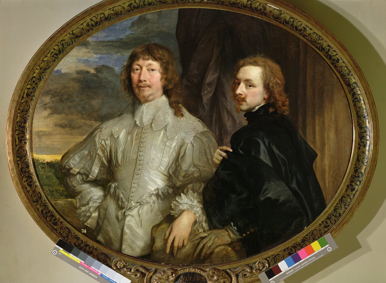 Sir Endymion Porter i artysta, c.1635 autorstwa Anthony van Dyck