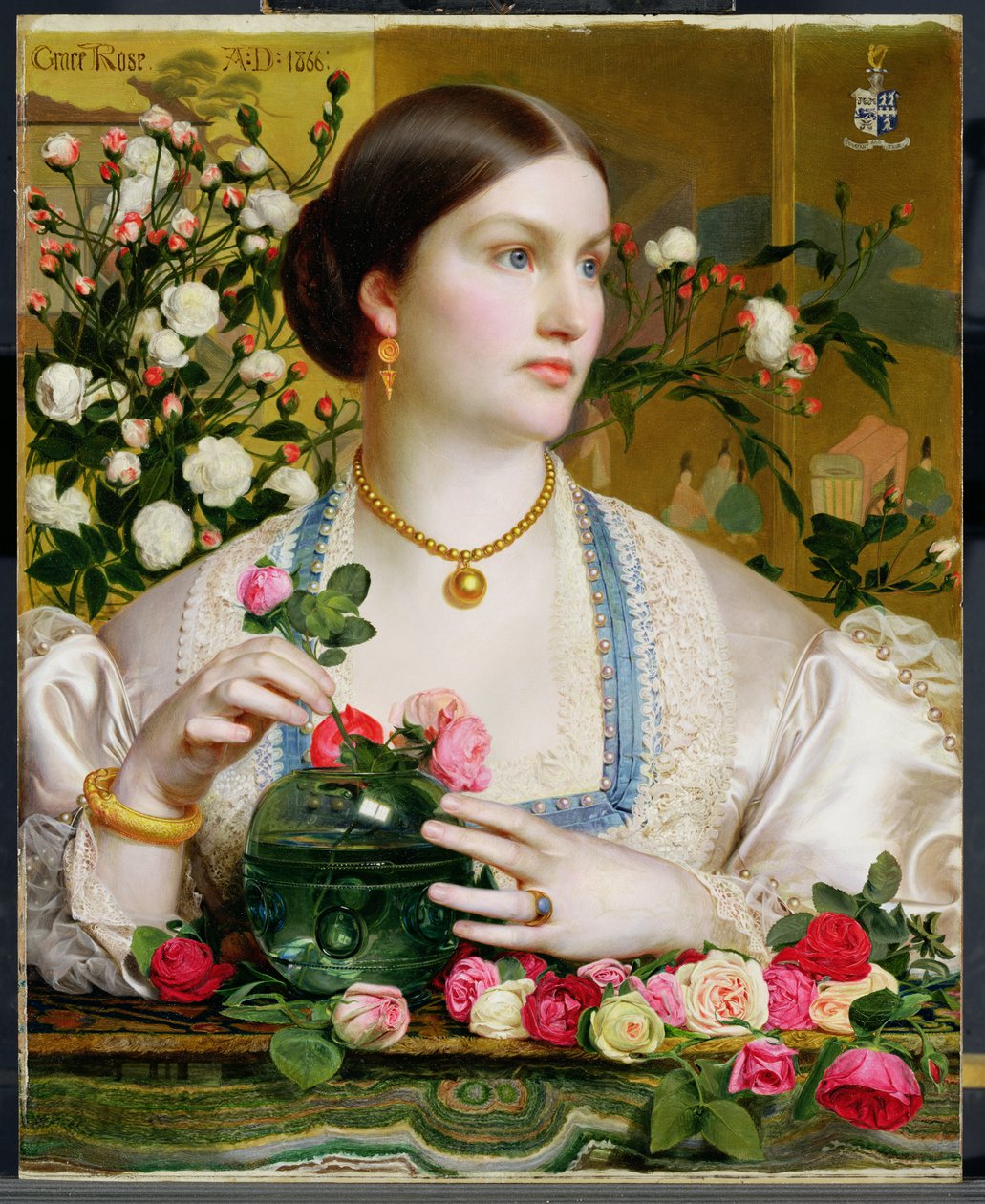 Grace Rose, 1866 autorstwa Anthony Frederick Augustus Sandys