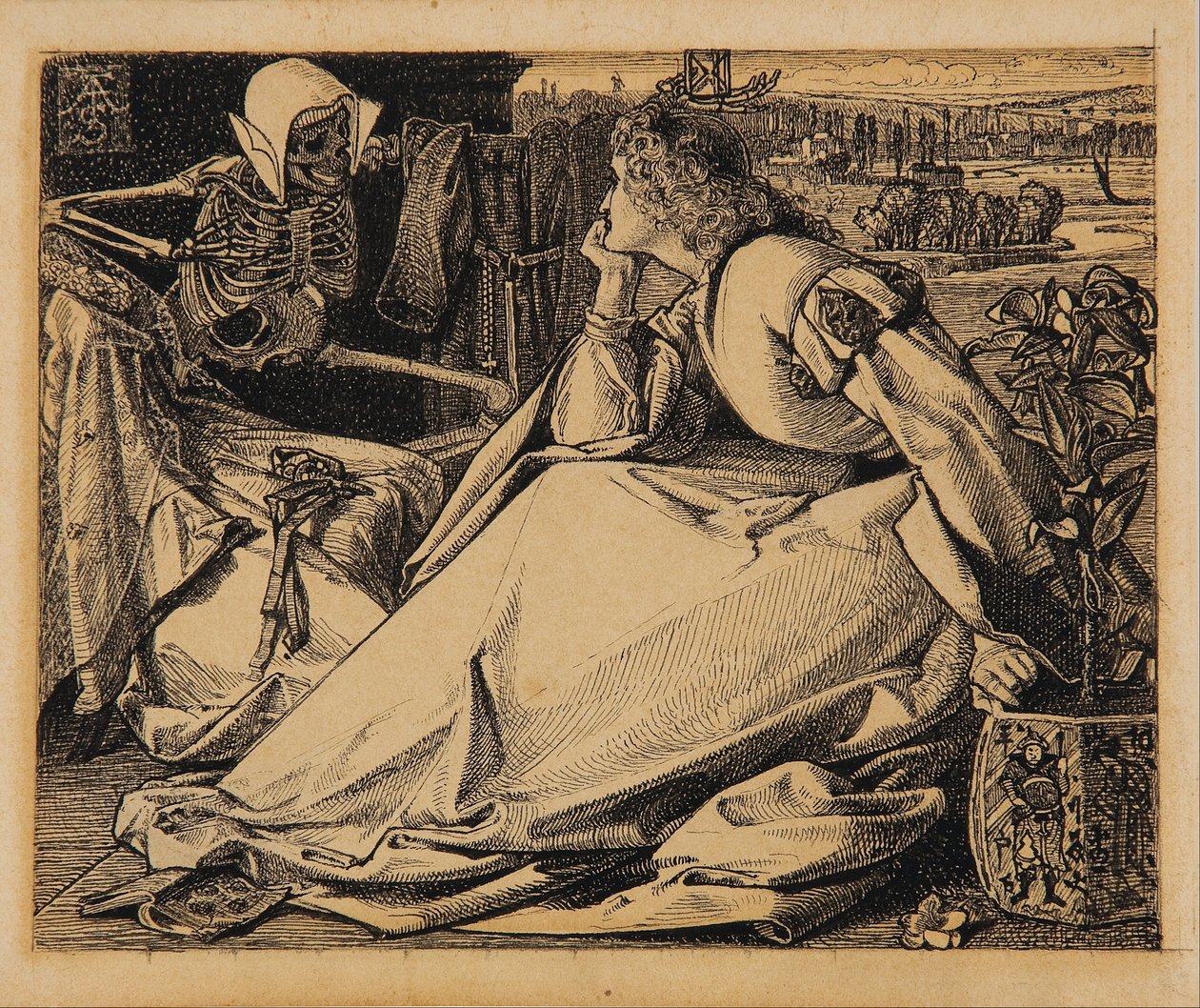 Aż do jej śmierci autorstwa Anthony Frederick Augustus Sandys